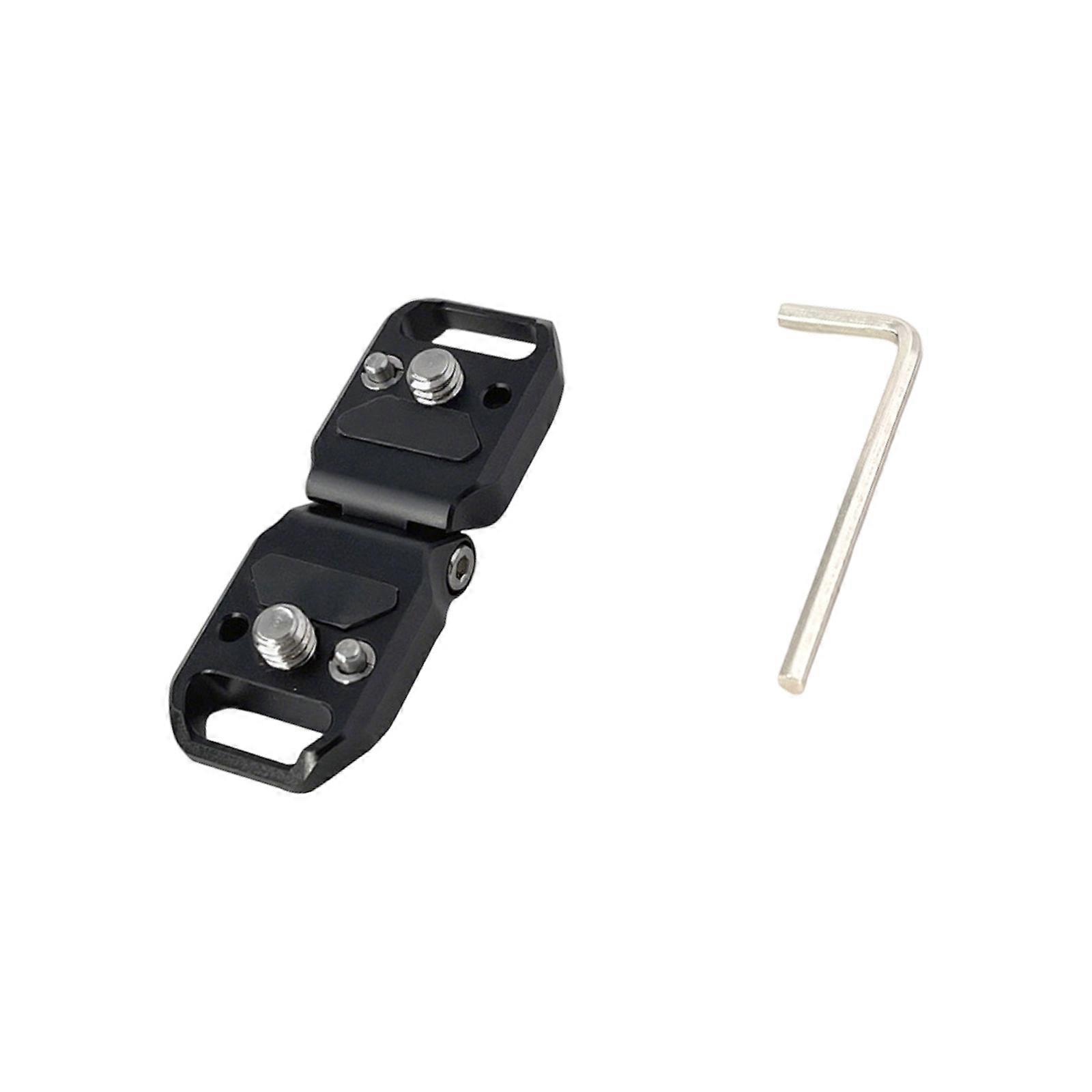 Tool Less Installation 1/4Inch Quick Release Foldable L Bracket Supports Up To 3kg For Photography Gear Multicolor