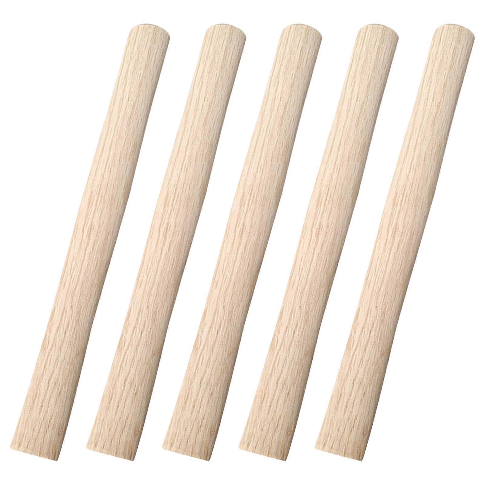 Durable Wood Hammer Handle Replacement for Heavy Duty Tasks 5Pcs