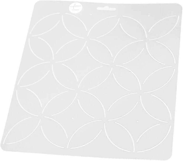 Clear Stencil Plastic Quilting Template Quilt Tool for Patchwork Painting 1