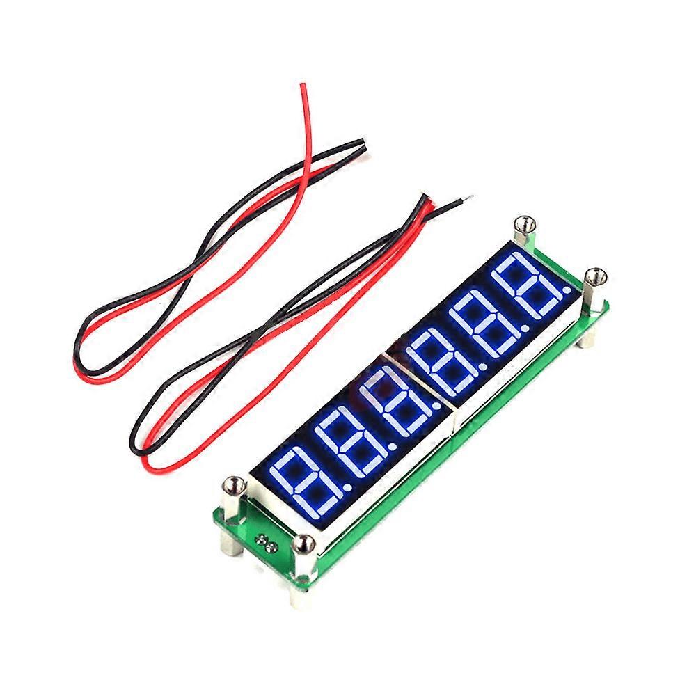 DC 8v~15v 6 Digit Blue LED Display RF Signal Frequency Counter 0.1mhz~65mhz NEW