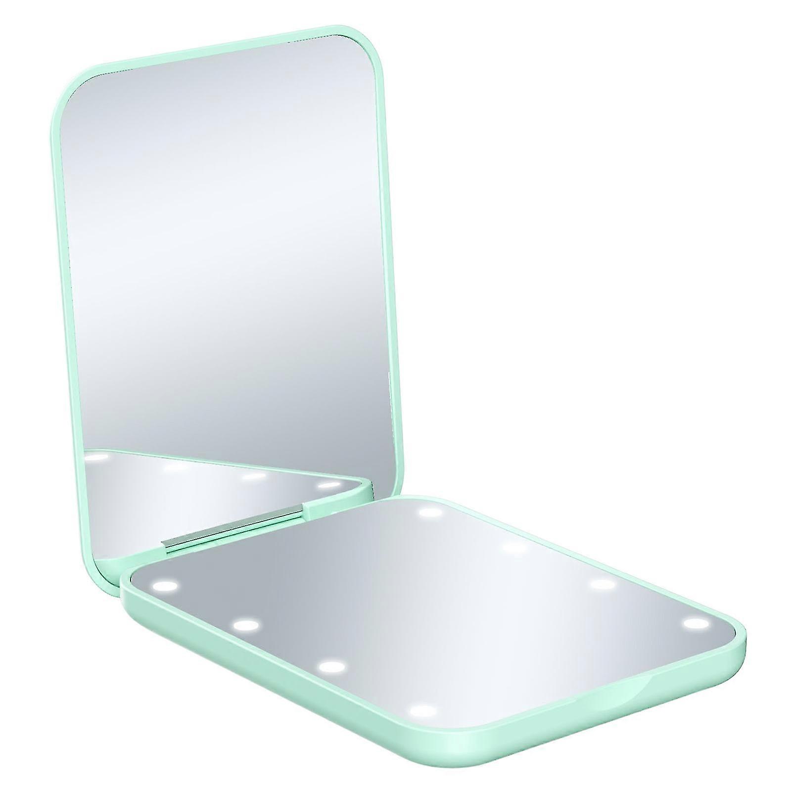Compact Vanity Mirror With Lights For Makeup Application Long-Lasting Battery Dressing Table Accents