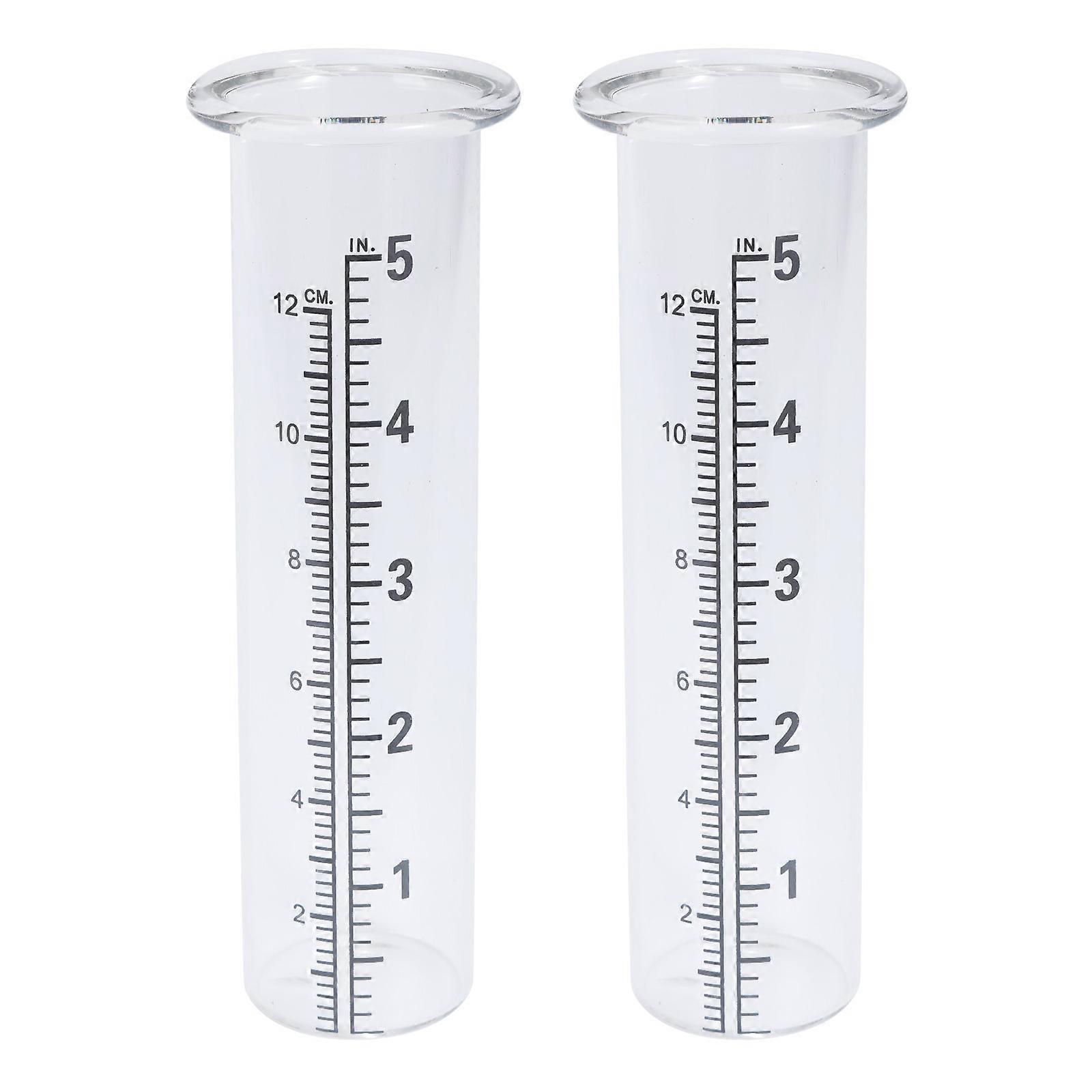 Lawn & Garden Watering Rain Gauges Suitable for Measurement of Rainfall Suitable for Measurement of Rainfall Container  Clear