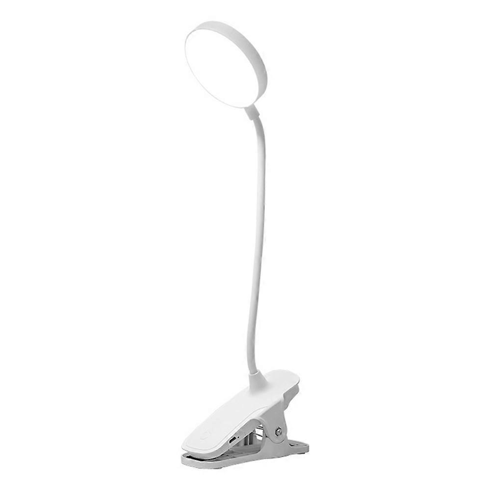 Clip on Lamp 3-Level Dimming LED Book Light, Flexible Gooseneck Reading Light for Beds Desks - Eye-Friendly Night Light