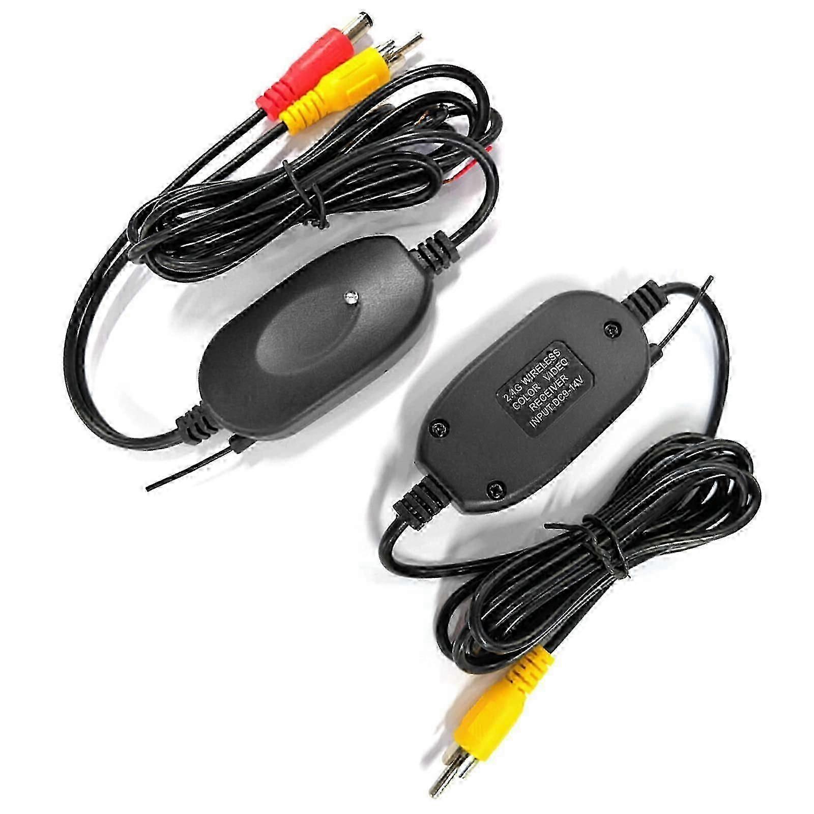 2.4GHz Wireless Video Transmitter Receiver Kit for Car Rear View Camera System