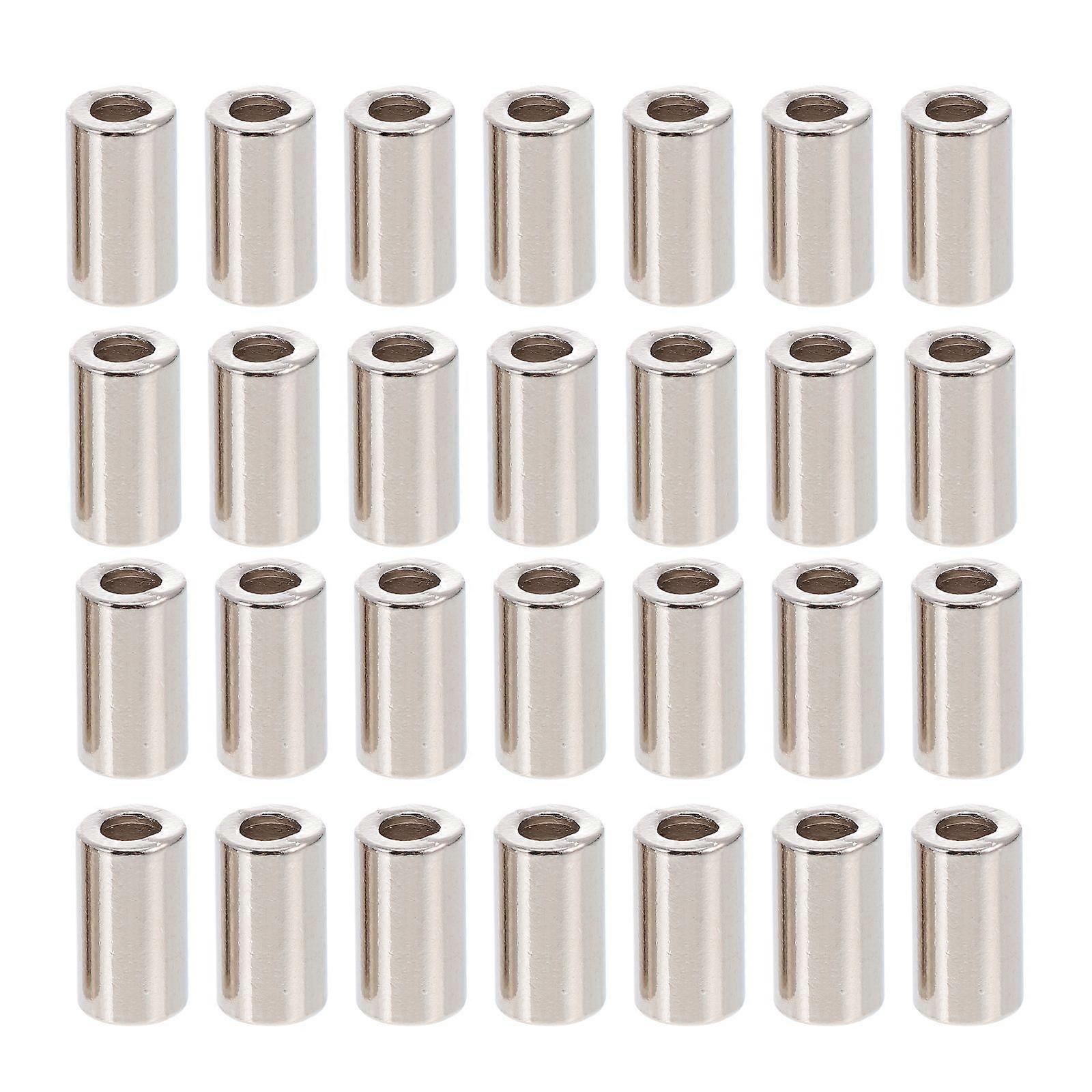 50 Pcs Drawstring Cord Lock Alloy Rope Ends Bell Stopper Buckle Sliding Fastener