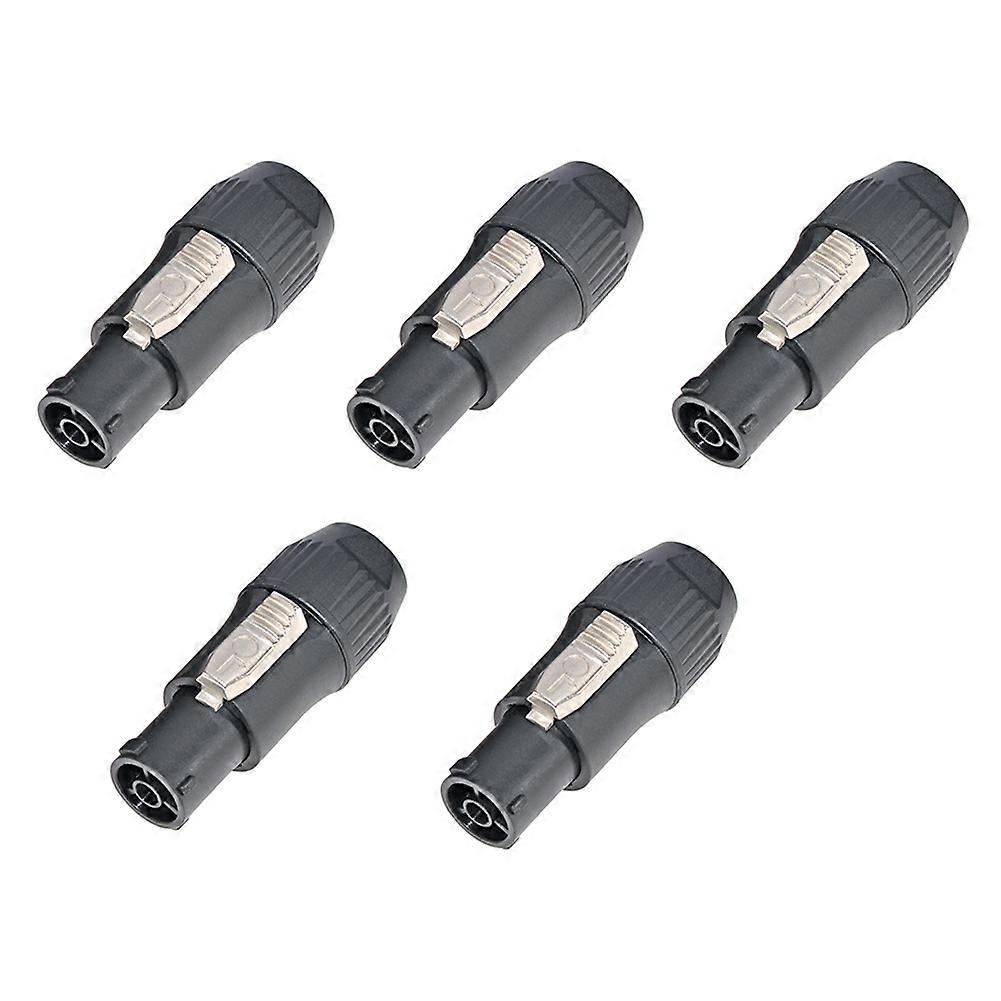 Waterproof LED Display Plug Stage Lighting Equipment Multi-Function Convenient Lighting Power Connector Plugs, A-Silver