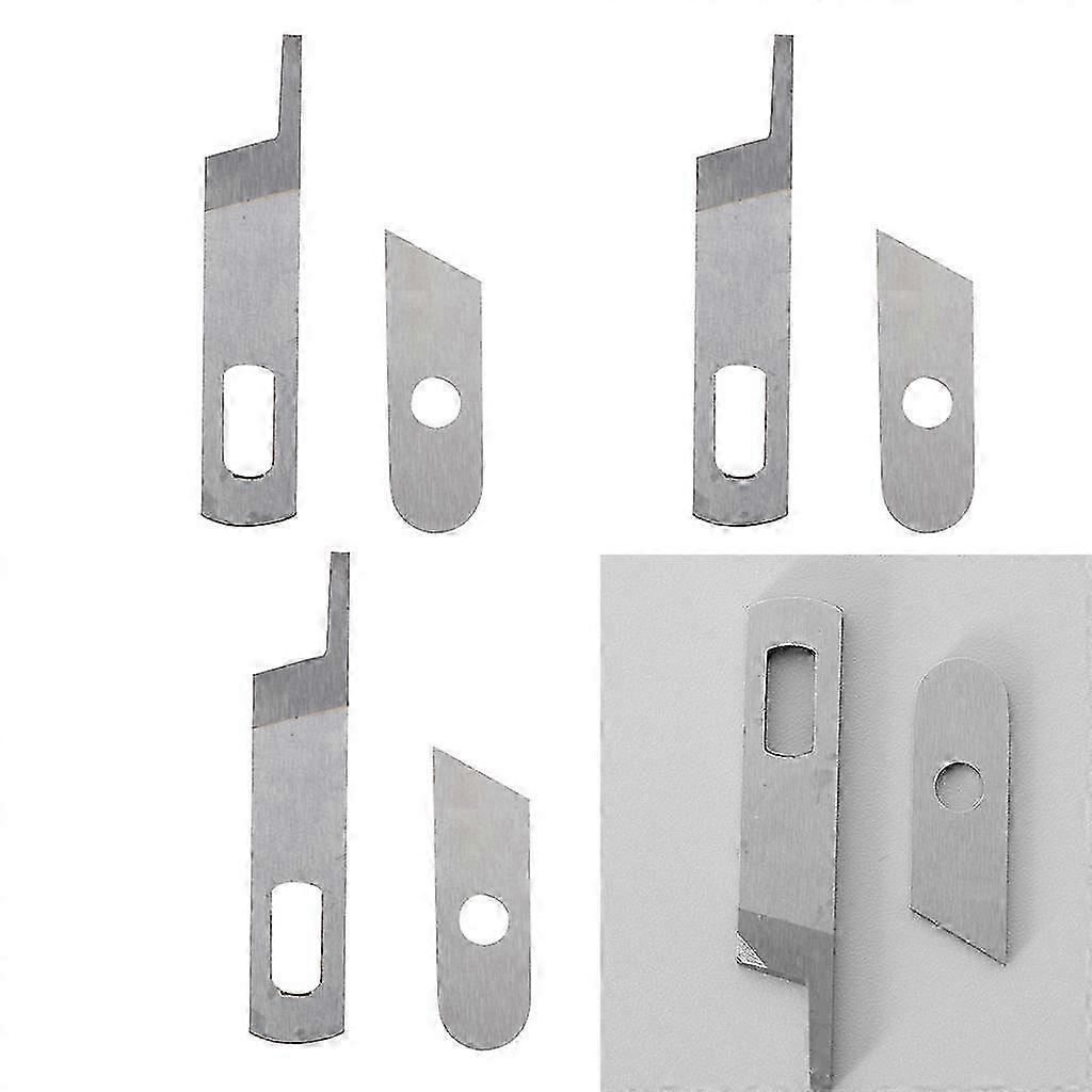 8Pcs Overlocker Machine Upper & Lower Blade For SINGER Machine Attachment szrh21