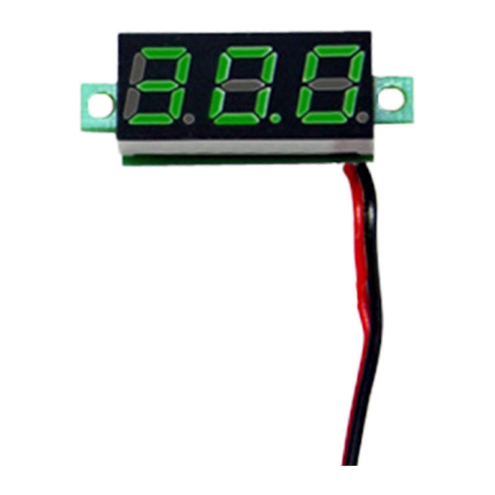 Mosiee 0.28-inch LED Minimun Digital Voltmeter DC2.5-40V reverse connection protection