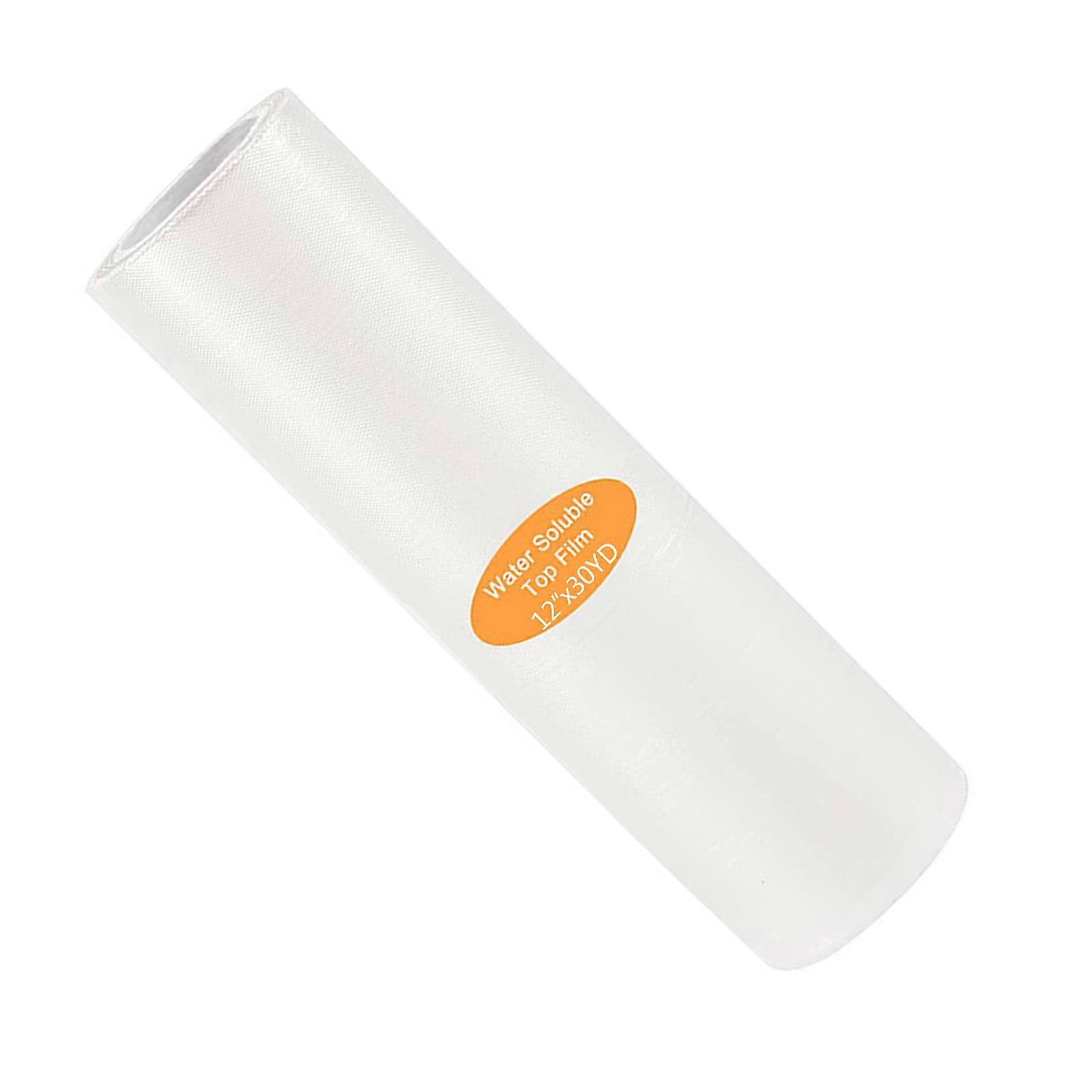 גיבוי מייצב רקמה במכונה, 15/30/50yd חתוך לגודל משתנה, מייצבי רקמה מסיסים במים 12 גליל 30yd 6