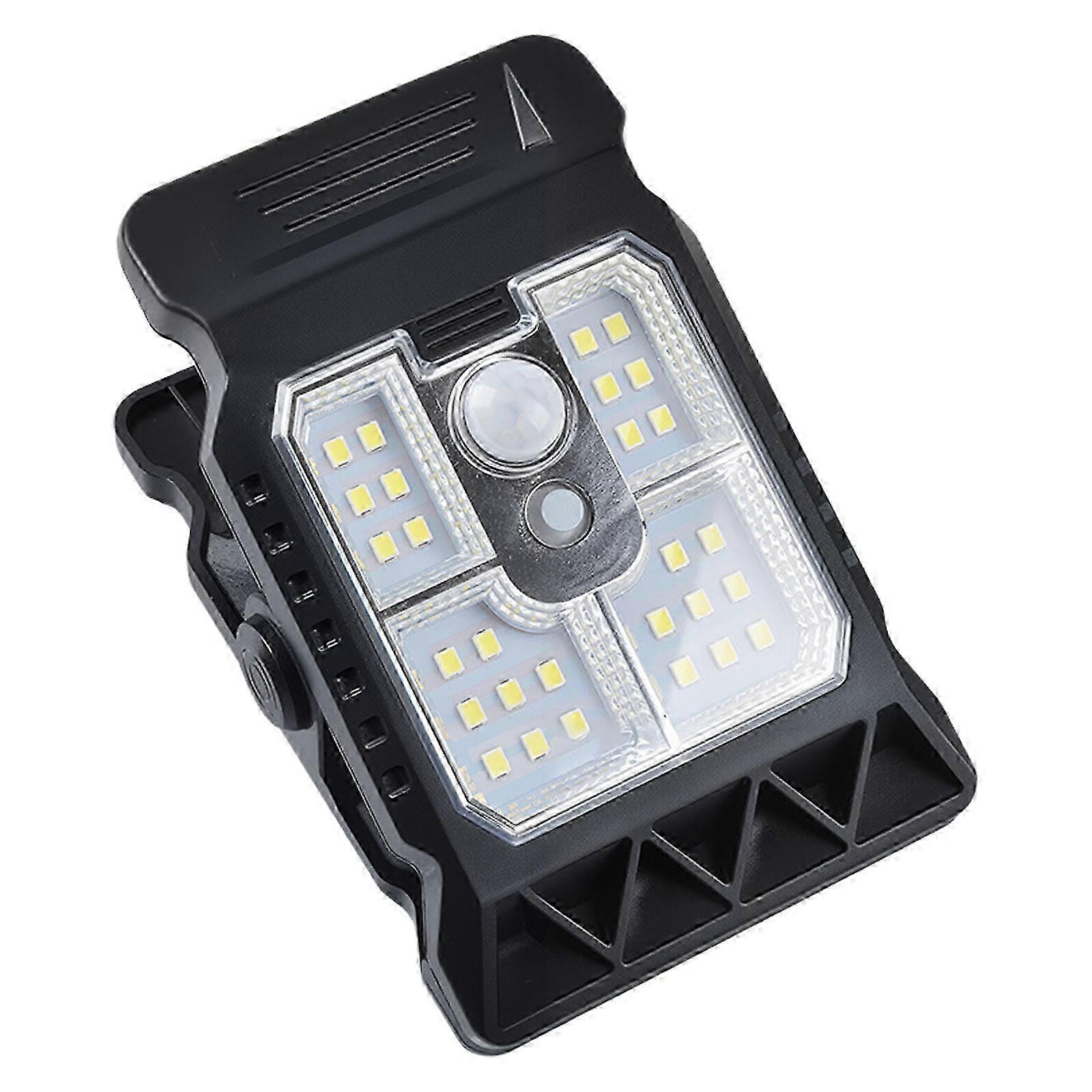 Clip on Solar Light with Motion Sensor LED Courtyard Garden Light Waterproof Solar Lamp for Garden, Fence Enduring Multicolor