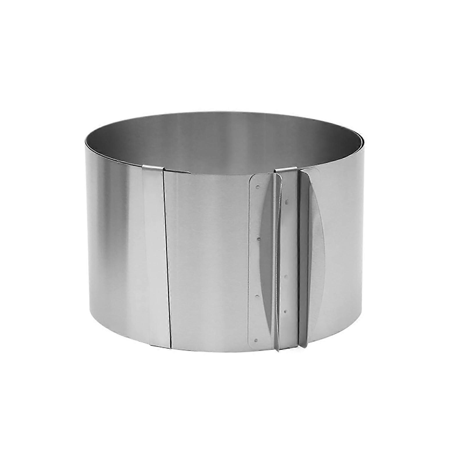 Bakeware Set Adjustable Stainless Steel Cake Ring Molds for Baking and Mousse Decorating