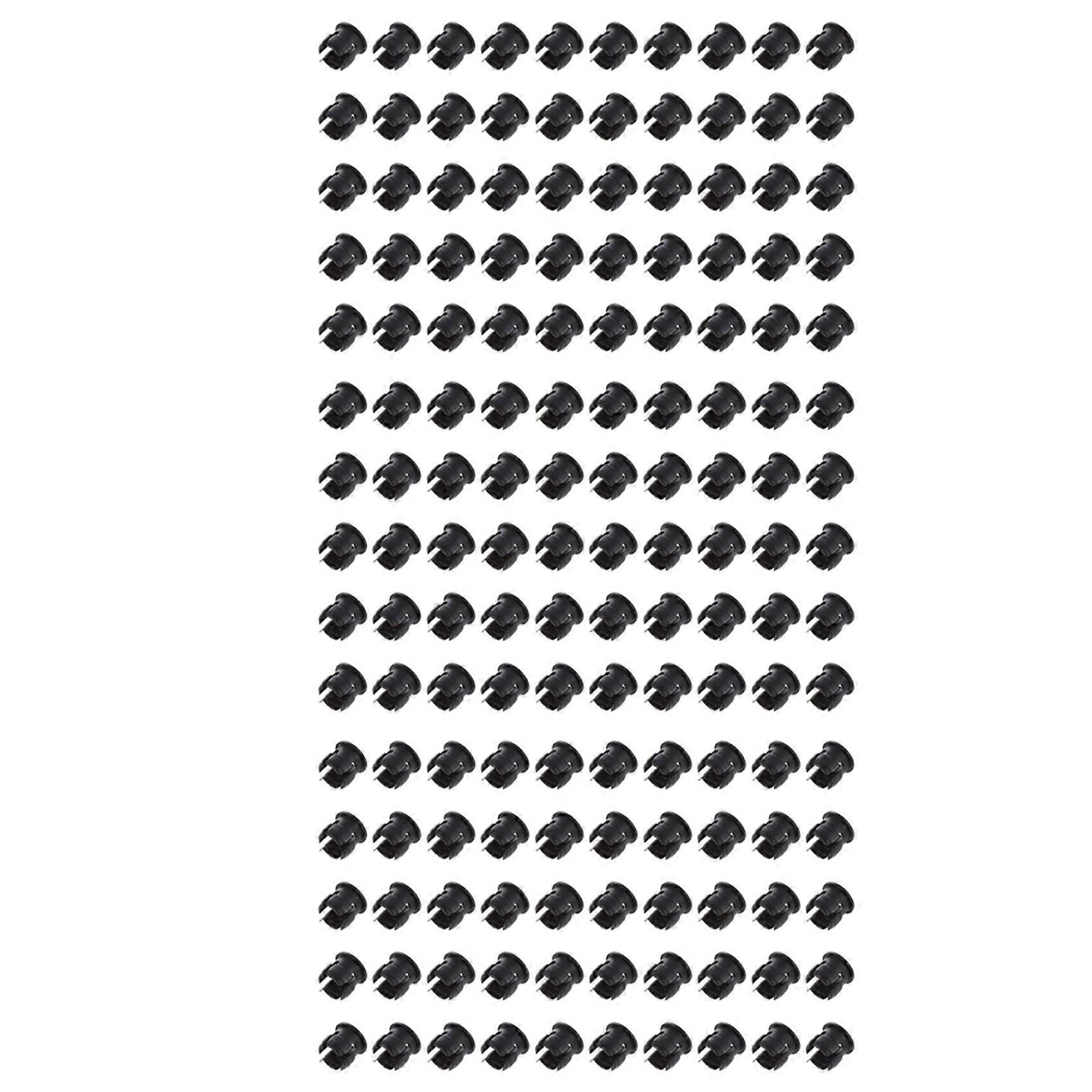 150pcs 5mm Black Plastic LED Holder Case Clip Display Panel