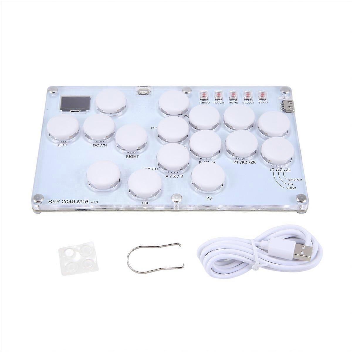16Key Joystick Hitbox Keyboard Arcade Stick Controller For PS4/PS3 D