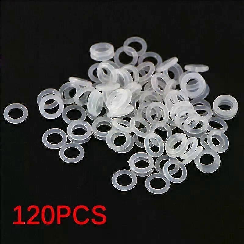120pcs Rubber O Ring Keyboard Switch Dampeners Keyboards Accessories White For Keyboard Dampers Keycap O Ring Replace Part
