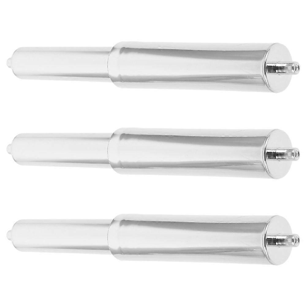 3pcs Toilet Paper Holder Plastic Rod With Spring Rod And Bar Replacement Includes Toilet Paper Holder Parts And Insert For Easy Replacement