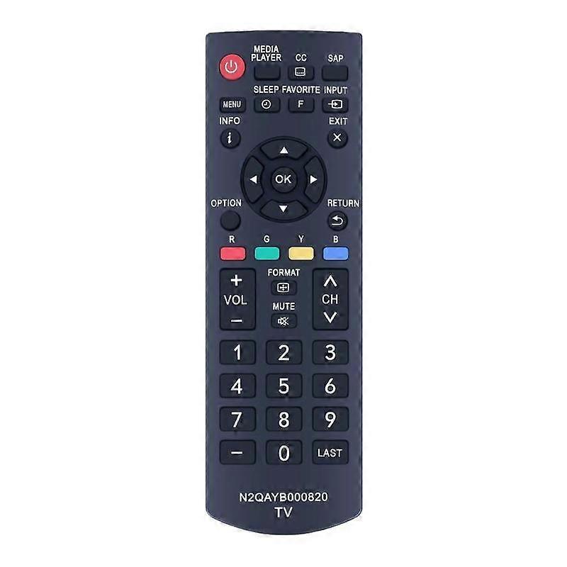 For Panasonic N2QAYB000820 Television Remote Control
