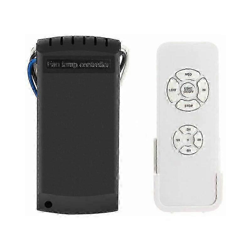 Ceiling Fan Remote Control, Radio-controlled Remote Control, Fan Controller, 3 Speeds, 4 Timers1 Set