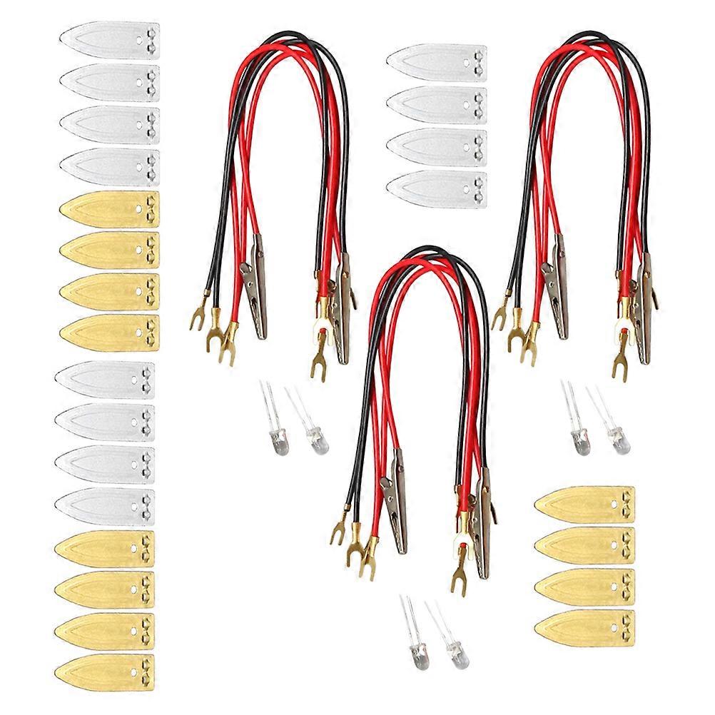 Fruit Battery Science Experiment Kit for Electronic Clock 3Sets Included