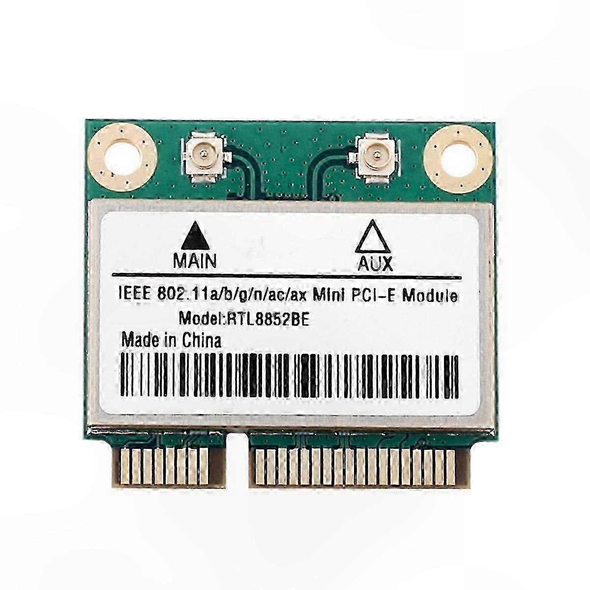 WiFi 6 MiniPCIe Network Card, 1800Mbps Dual Band 2.4G/5Ghz Wireless Adapter with Bluetooth 5.2, PCIe for Windows 10