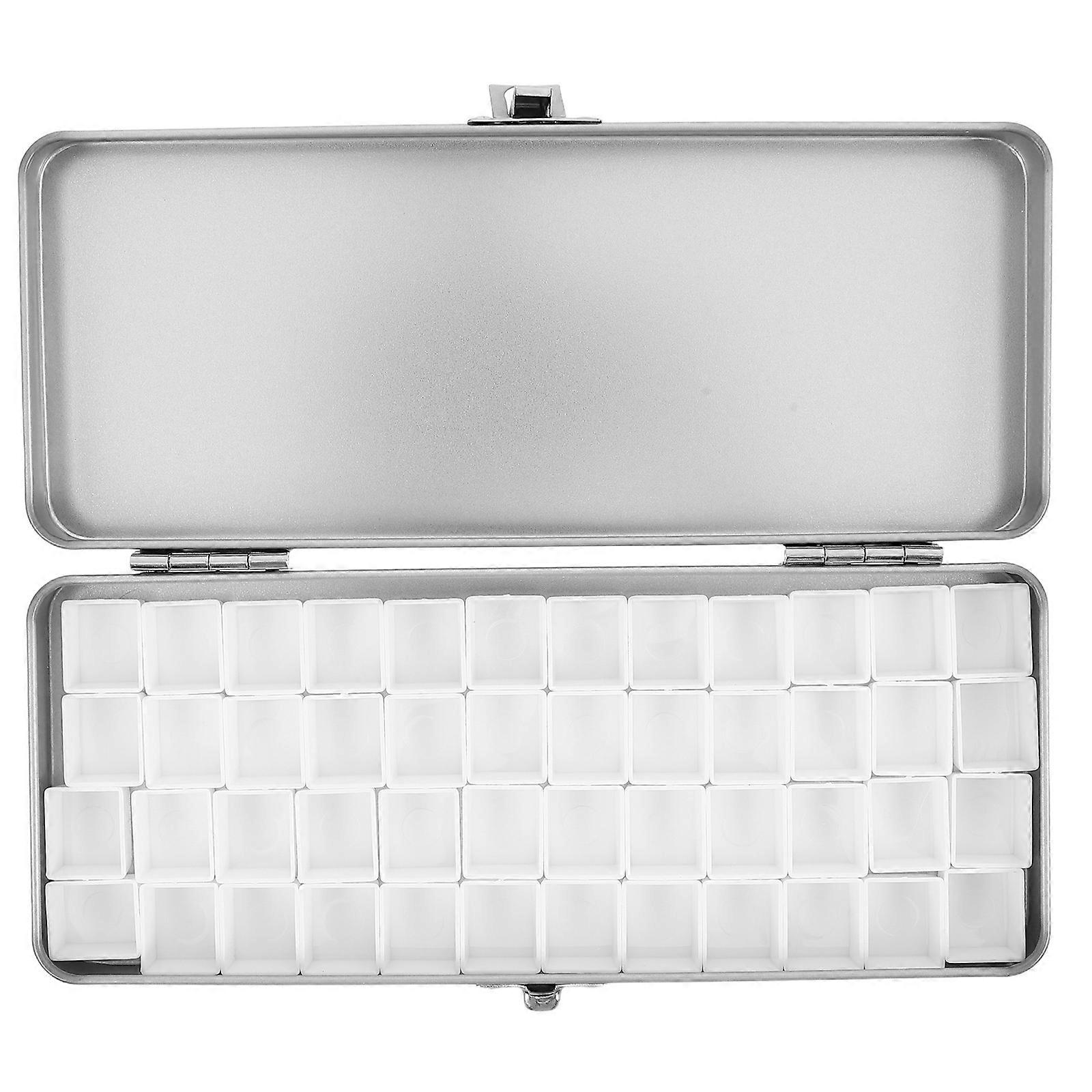Empty Watercolor Palette Compact 48-Grid DIY Paint Box for Students