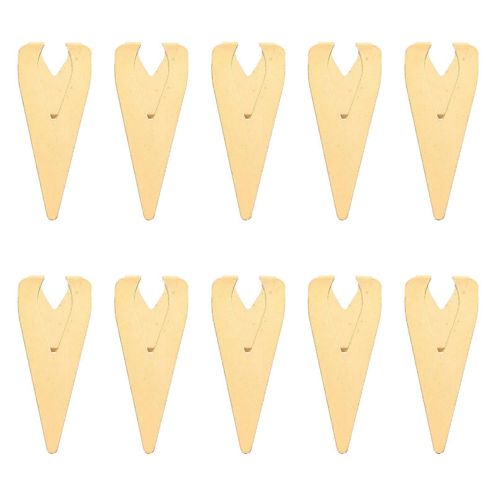 Creative Metal Teardrop Bookmark for Office Use 10Pcs Pack