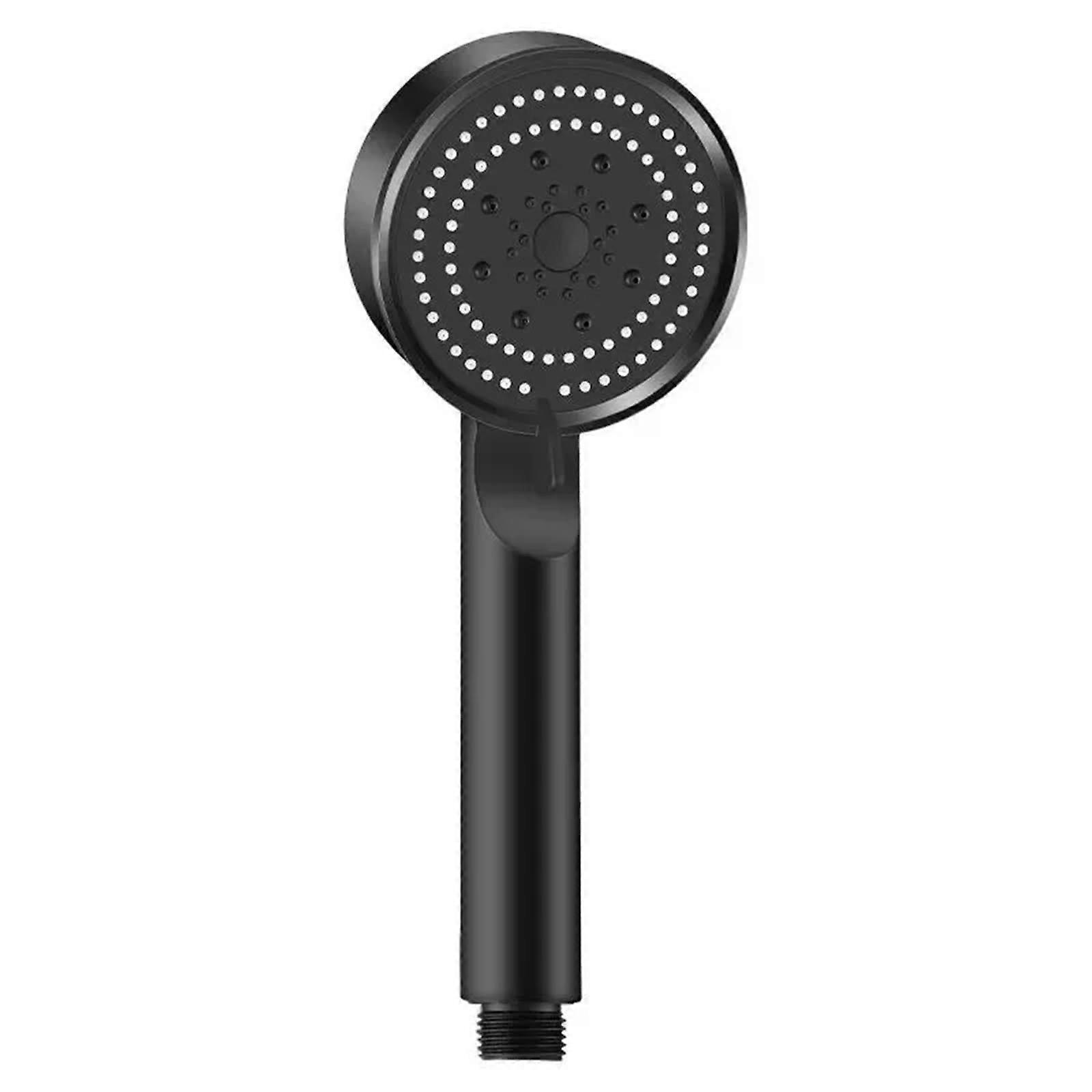 Handheld Shower Head  Pressure 5 Spray Mode Adjustable with Pressure Boost Technology Black