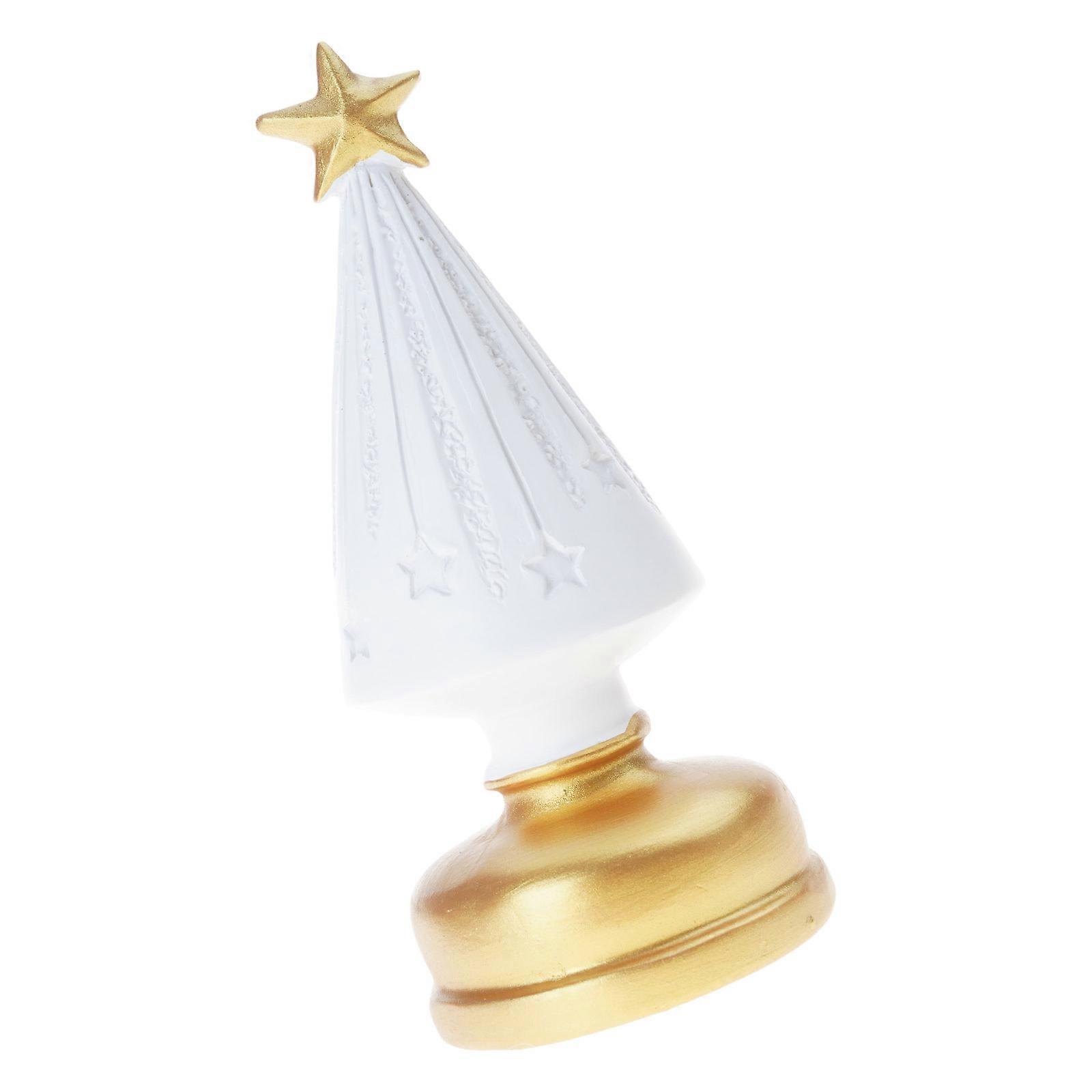 Clock Controlled Sparkling Sparkling Heaven Glass Forests With LED Radiances And Auto For Celebratory Home Décor  small size White