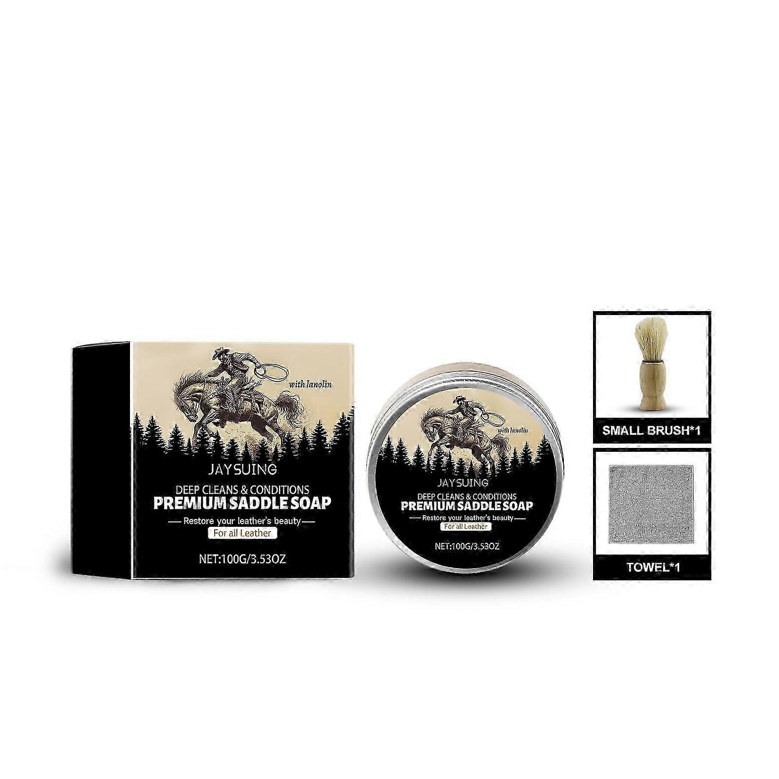 Leather Care Wax for High-Gloss Shine, Deep Nourishment & Flexibility, 110g