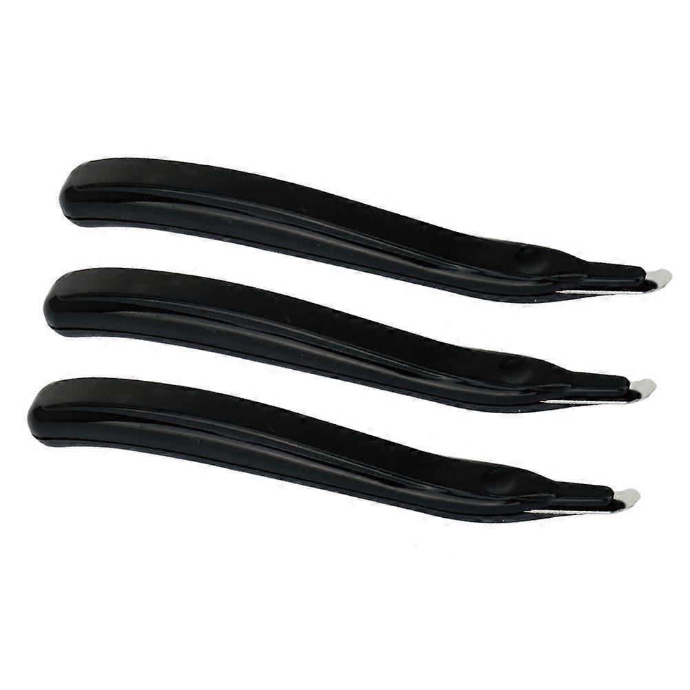 Labor Saving Staple Remover for Repair Use Black 3Pcs