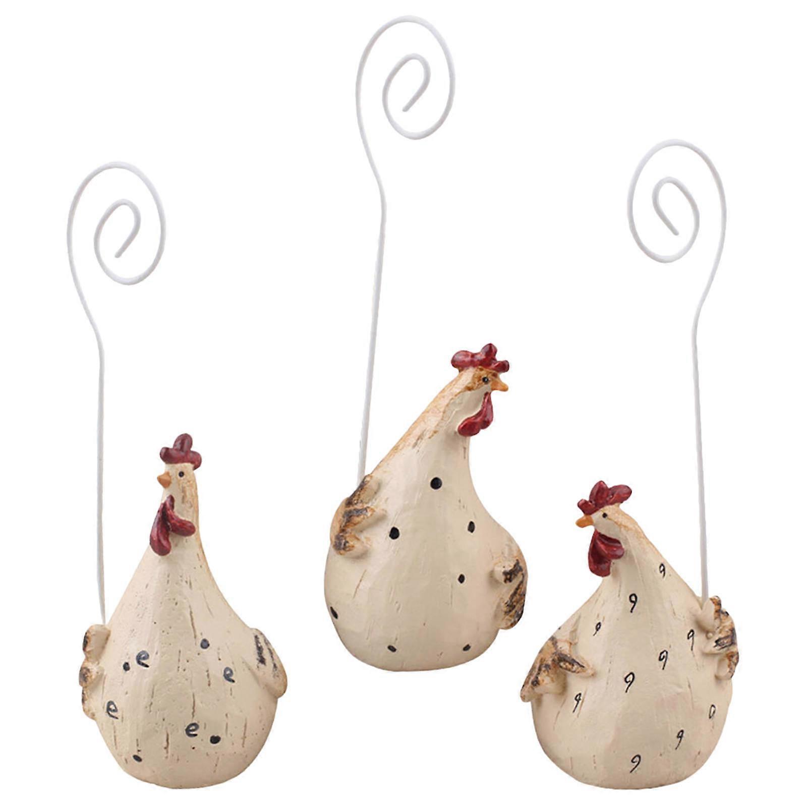 Creative Card Holder for Desktop Decoration 3Pcs Set