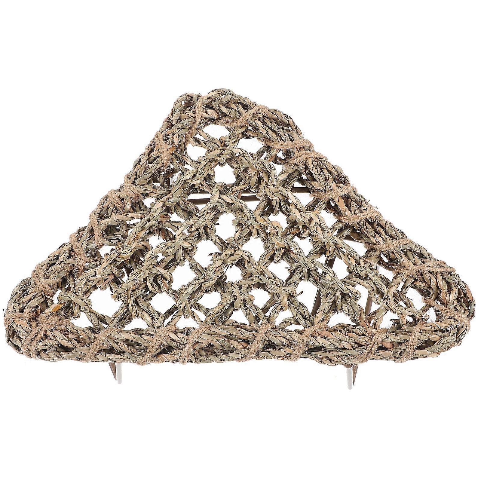 Lizard Lounger Bed for Reptile Sleeping 2Pcs with Iron Frame Support