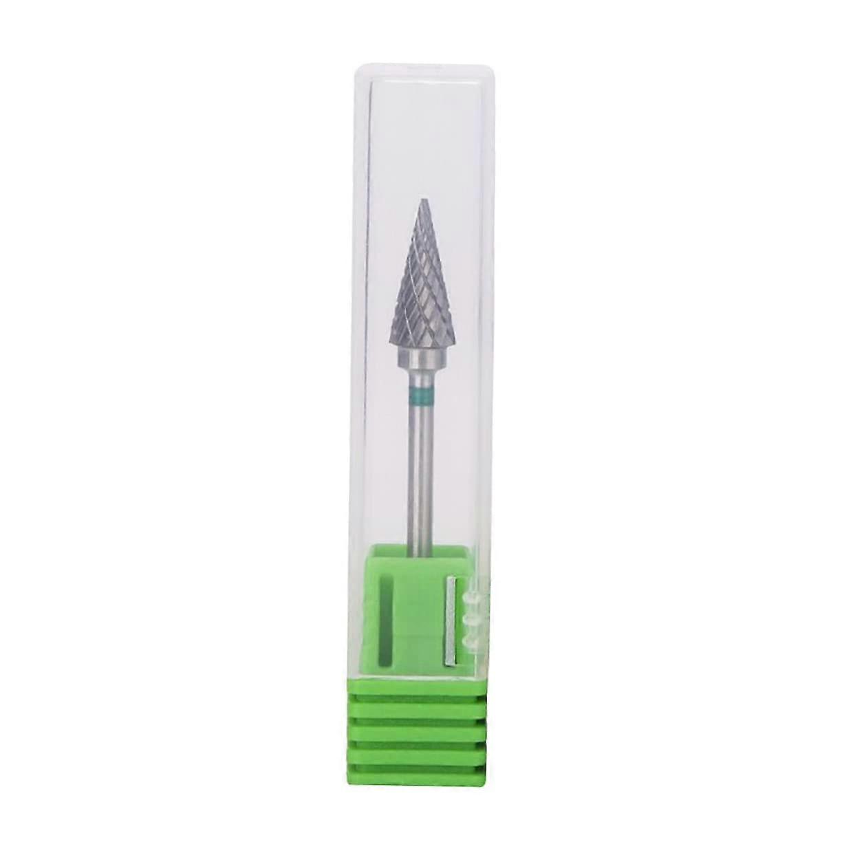 Tungsten Nail Drill Bit for Precise Cuticle Removal, Small Round Head for Manicure Pedicure