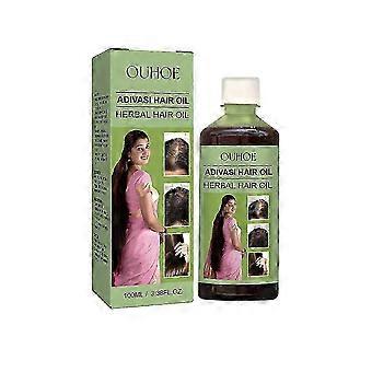 Aceite capilar herbal refrescante, no graso, de 100 ml (1-3 veces al día). Nutre el cuero cabelludo y estimula su crecimiento. 25-26 segundos.