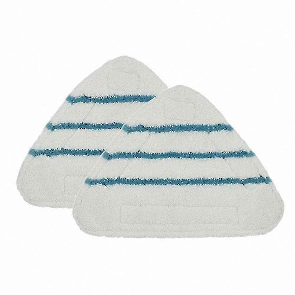 2-Pack Triangle Microfiber Mop Pads, Washable Steam Mop Replacement Cloths