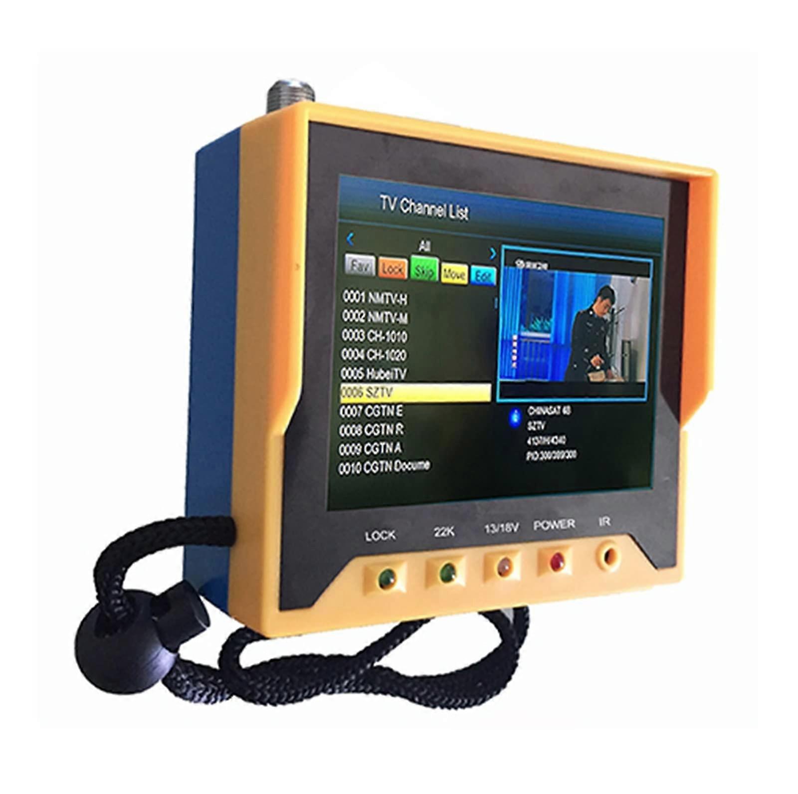 Digital Satellite Finder DVBS2 Receiver 3.5 Inch TFT LCD  Sensitivity Dish Alignment Tool