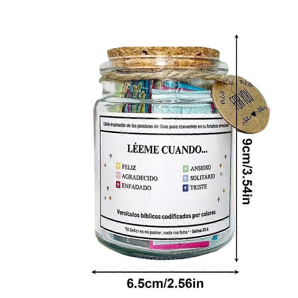 Bible Verse Jar Spanish Scripture Prayer Christian Scripture Prayer Positive Thinking Emotional Support Scripture Prayer
