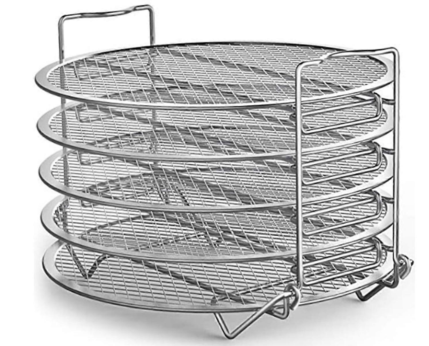 Stackable Stainless Steel Dehydrator Rack Accessories for Instant Pot Air Fryer 8 Quart