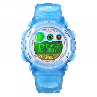 Veeki Kids Digital Sport Watch, Waterproof Electronic Multi Function Casual Outdoor Watches , 7 Colorful LED Luminous Alarm Stopwatch Wristwatch(light
