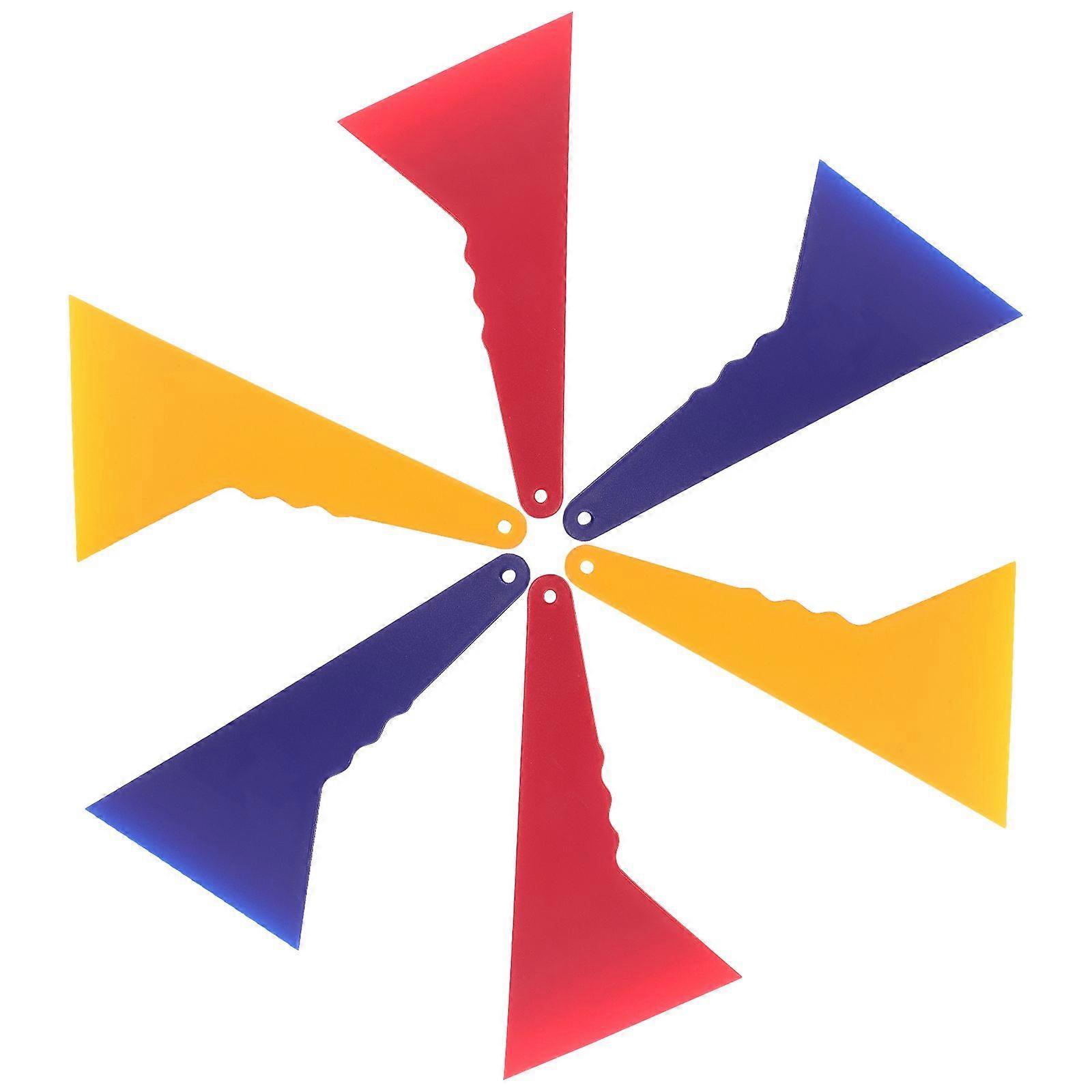 6Pcs Car Vinyl Wrap Squeegee Car Window Decal Sticker Squeegee Scraper Tools