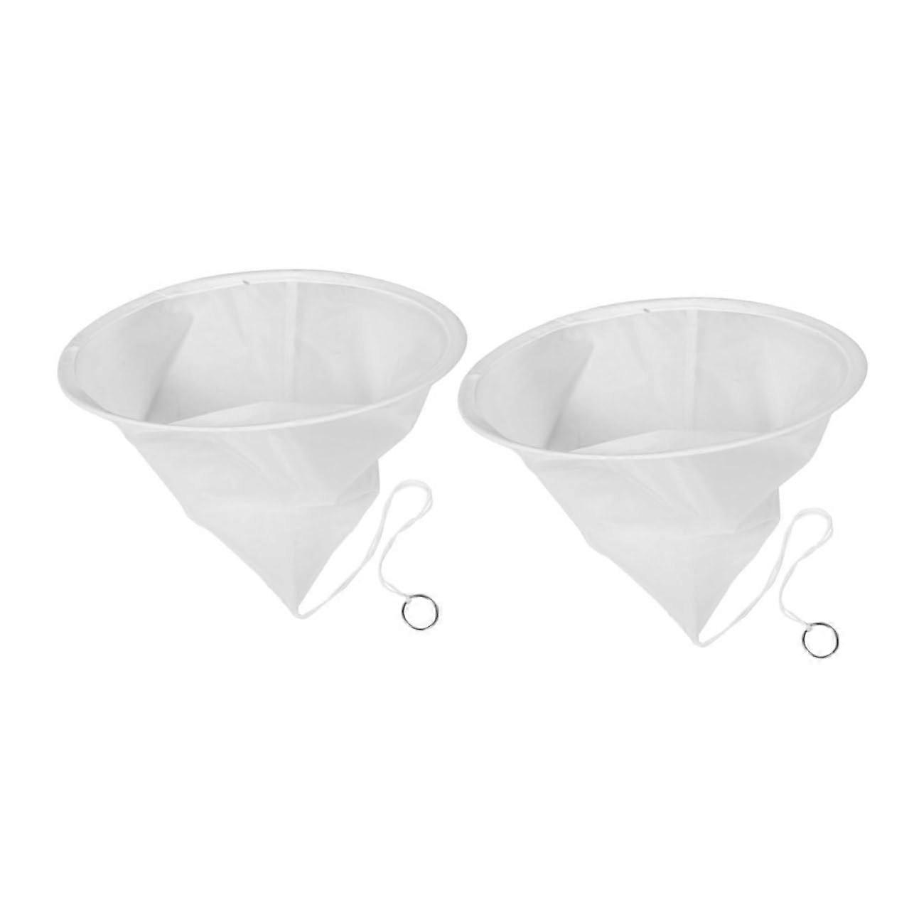 2pcs 150 Mesh Honey Strainer Fine Nylon Beekeeping Filter for Pure Honey Extraction