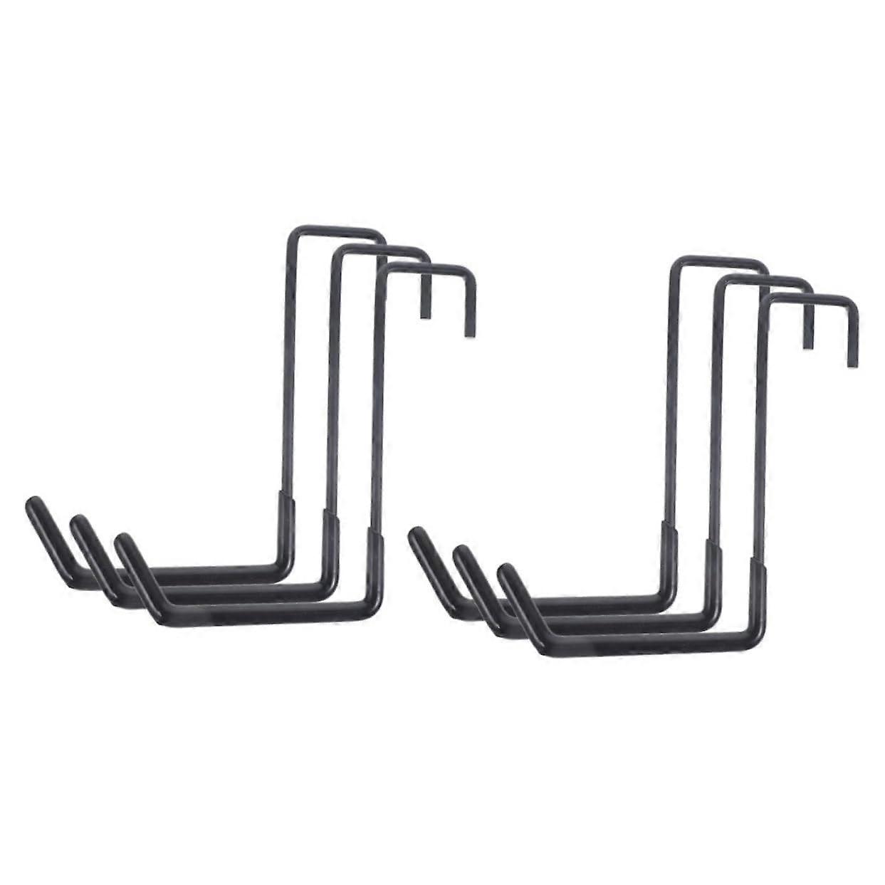6pcs Heavy Duty Garage Wall Hooks SpaceSaving SShape Mount for Tools and Outdoor Storage