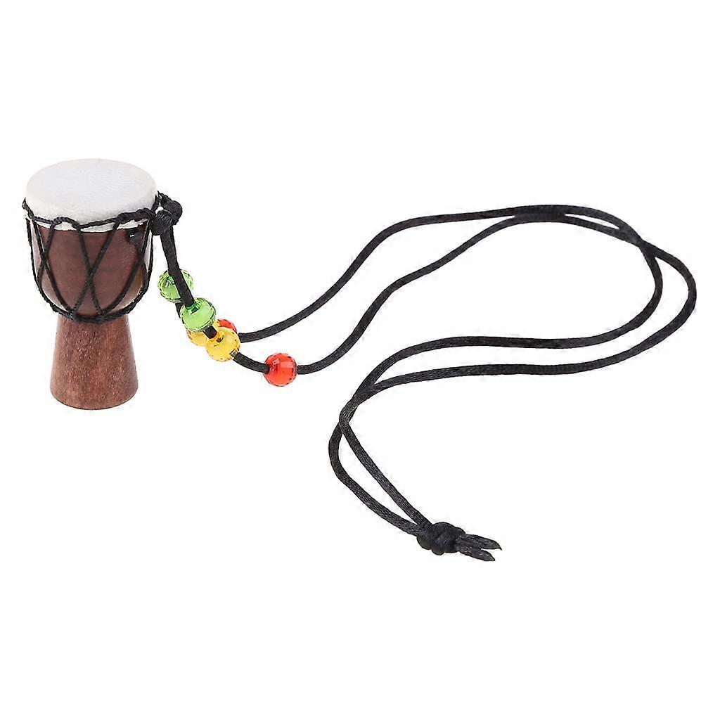 Mini Djembe Drum Handmade African Hand Drum for Kids Learning and Decorative Display