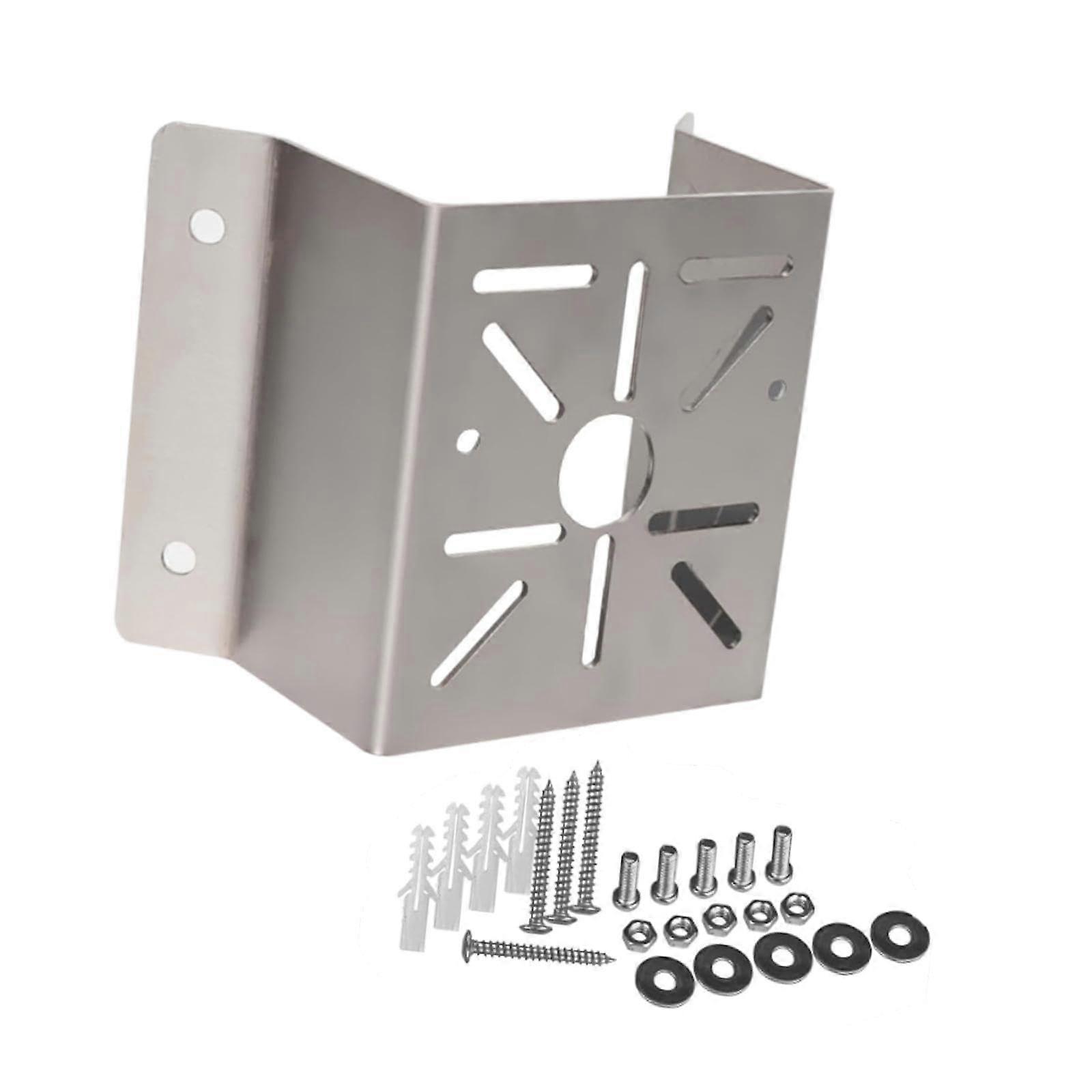 Camera Corner Wall Mount Bracket, Stainless Steel Outdoor CCTV Corner Mount, RustResistant and Universal Compatibility