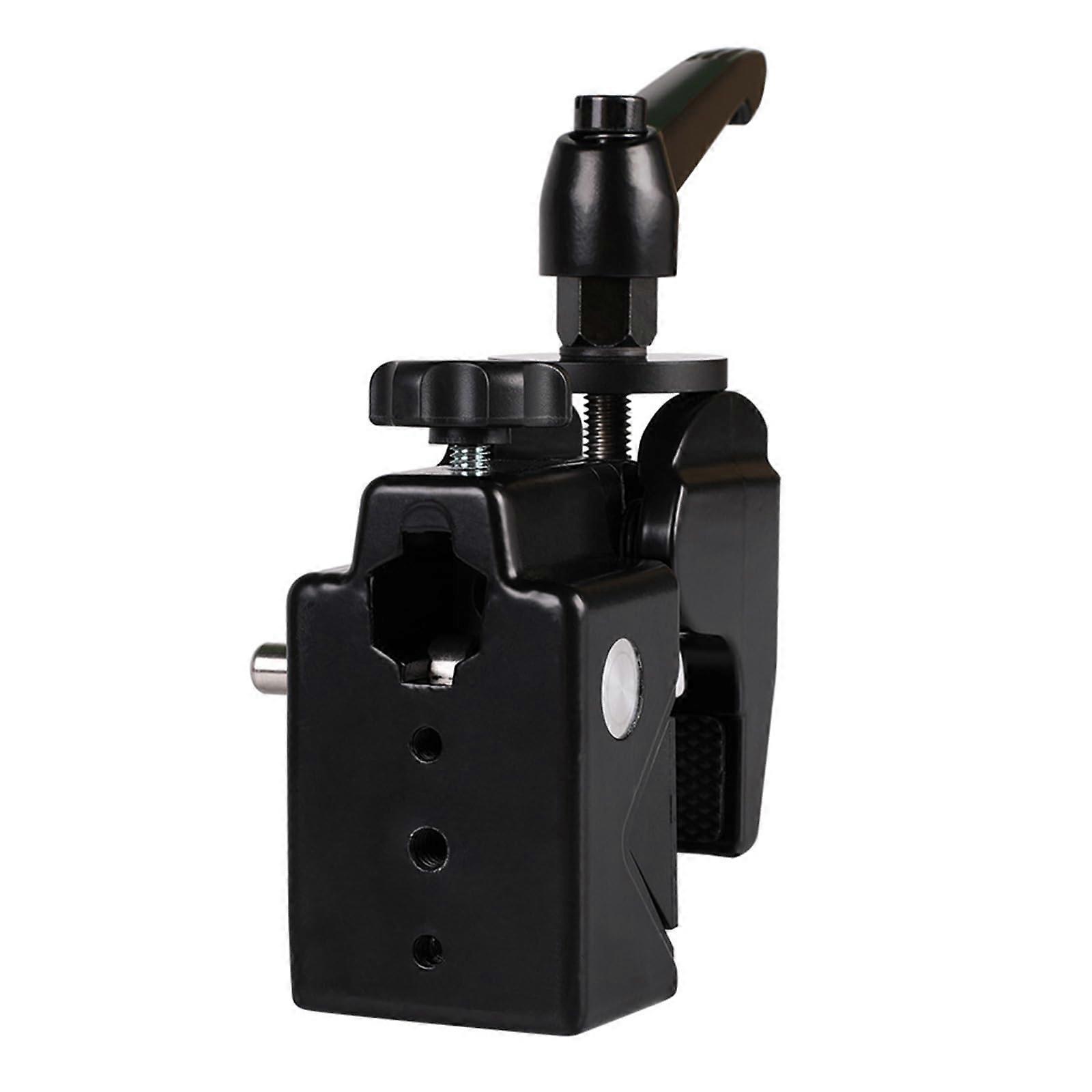 Camera Mount Clamp with NonSlip Grip, Adjustable C Clamp for Tripod, Desk and Studio Lighting