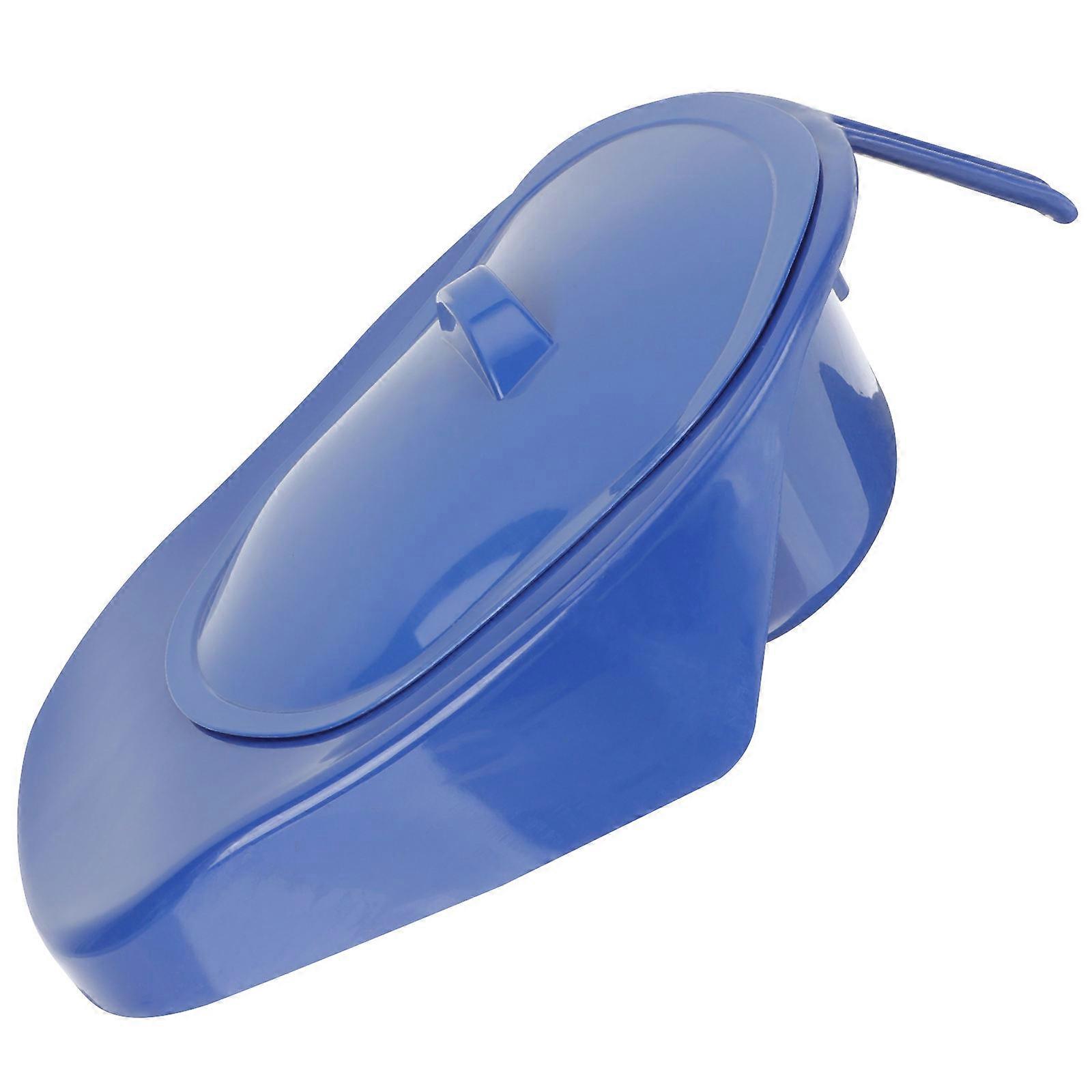 Blue Urinal for Bedridden Patient Plastic for Home Use