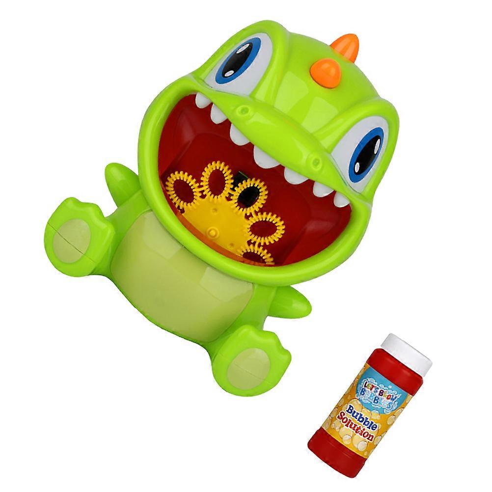 Bubble Maker Toy for Kids Playing 1Set Cartoon Electric Bubble Machine