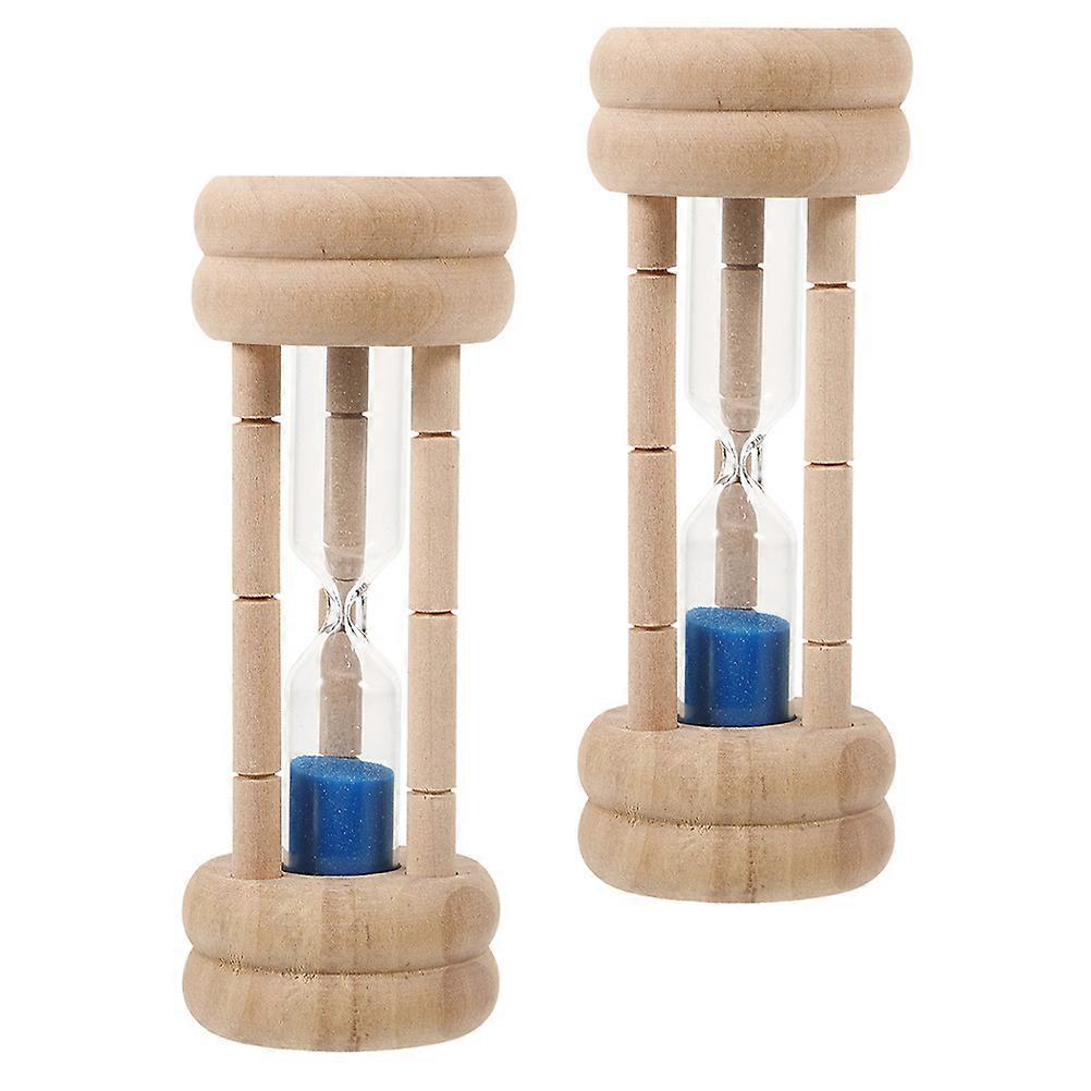 Children's Toothbrush Timer Sand Clock for Timing 2Pcs Portable Sand Timer