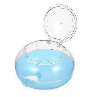 Hamsterbadewanne für Hamster, 4-teilig, weiß, Kunststoff, Badezimmerzubehör