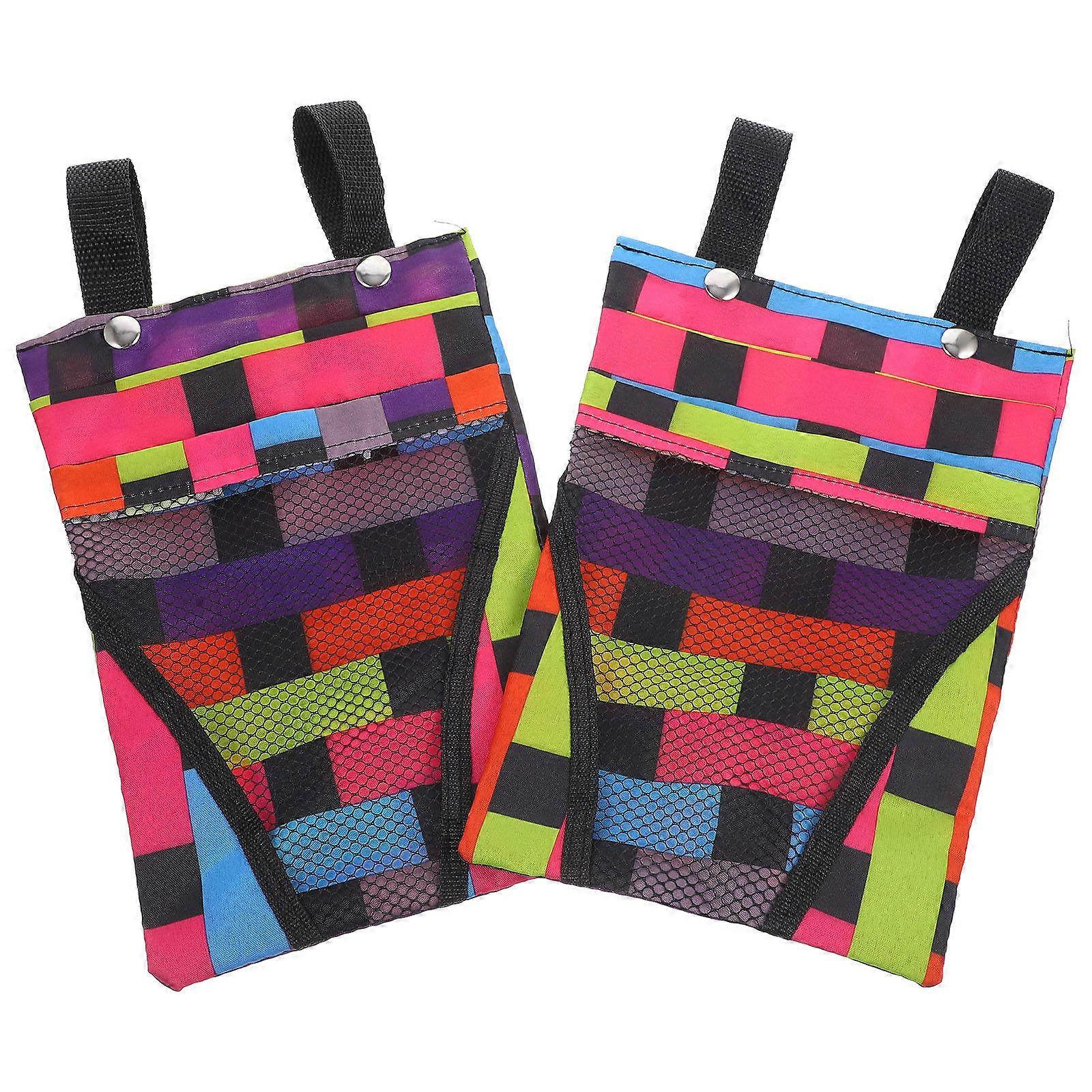 Hanging Bag Front Basket Function 2Pcs Convenient for Bike Electromobile