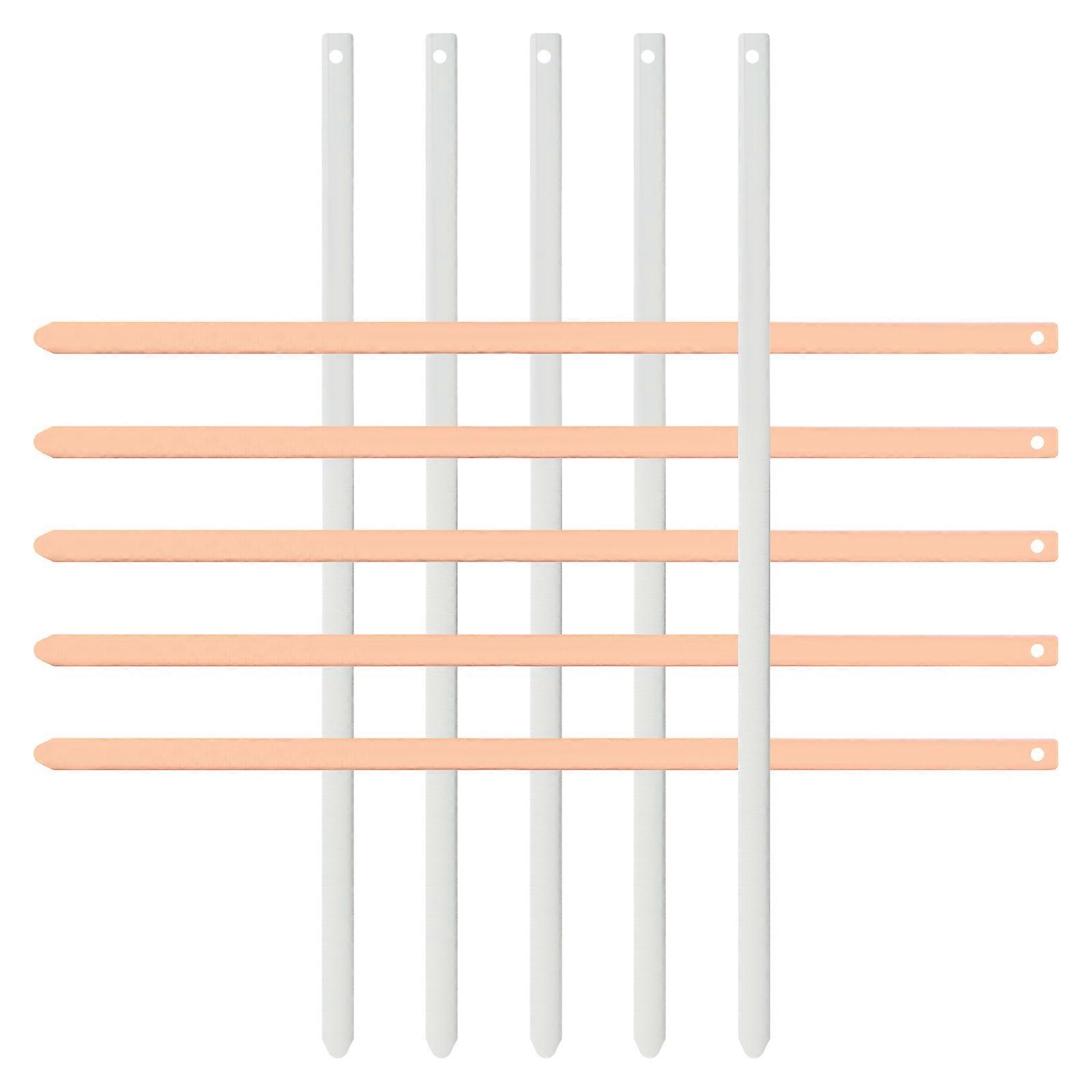 Zinc Copper Anode Sheet for Electric Battery Accessories Fruit Battery 1Set